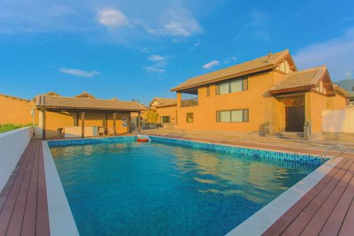 Πισίνα στο ή κοντά στο Yuncheng Yunxi Furusato-Banma Resort