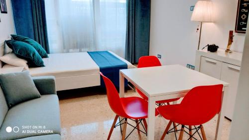 Posezení v ubytování Hostal Estudios