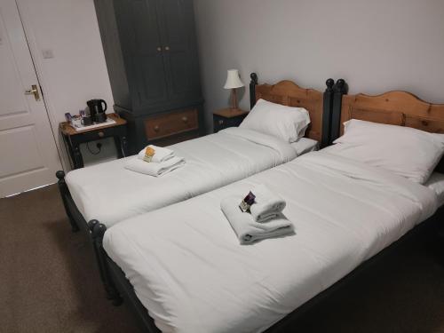 Posteľ alebo postele v izbe v ubytovaní The Ladybower Inn
