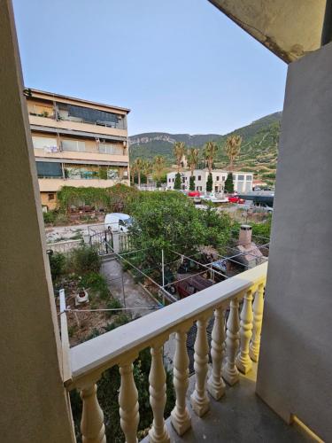 a view from the balcony of a building at Apartman Antica in Komiža