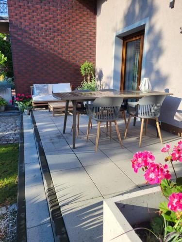 Ruang duduk di Nr.11 Apartamenty