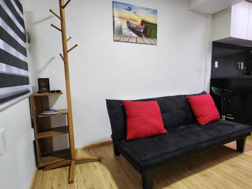 Posezení v ubytování Nui apartamento