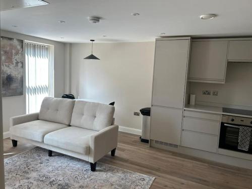 Area soggiorno di Central Leeds modern 1bed apartment