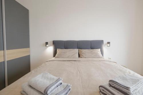 Voodi või voodid majutusasutuse Green Eyes Apartments toas