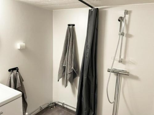 Koupelna v ubytování Holiday accommodation in Eldsberga near Halmstad
