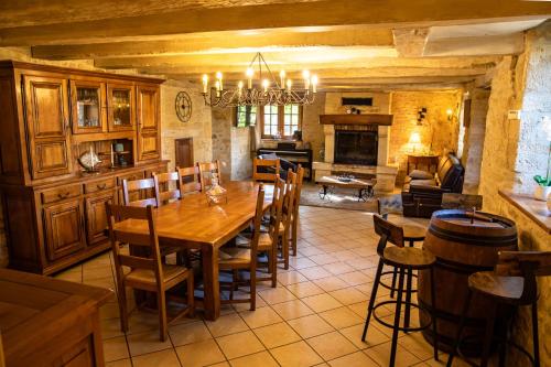 Χώρος καθιστικού στο Gite la vigne 4 à 10 personnes Domaine Saint Raphaël