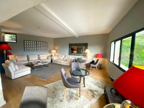 Hôtel La Maison de Crillonにあるシーティングエリア