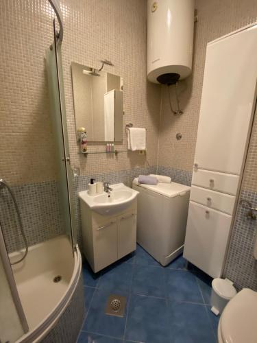 A bathroom at Livaja