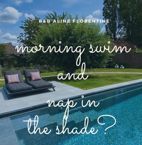 Πισίνα στο ή κοντά στο B&B Aline Florentine - adults only - Luxury B&B - Chambres d'Hôtes - Zimmer Frei