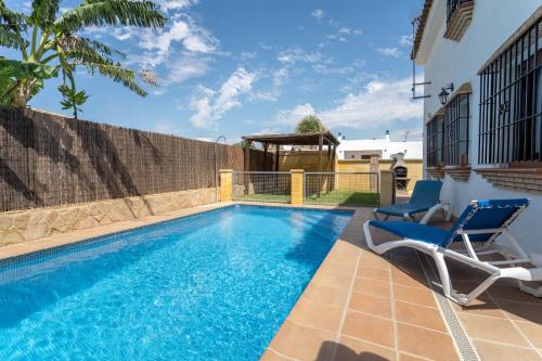 EntreCalas 4 Chalet con piscina privada en Conil, cala aceite, Roche viejo
