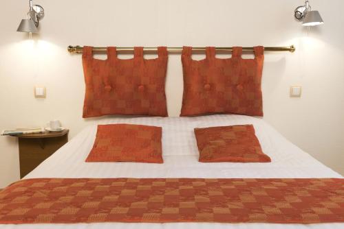 Cama o camas de una habitación en Le Saint Michel