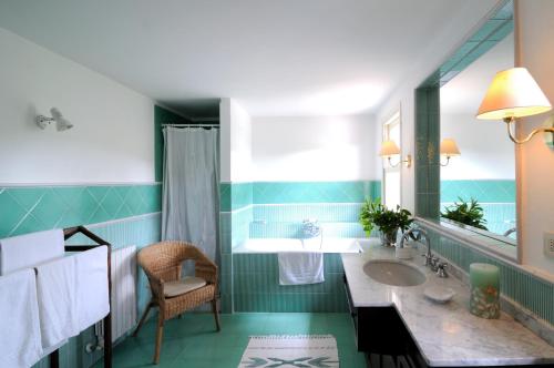 Ένα μπάνιο στο Villa La Stella