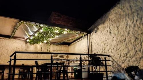 Balkón nebo terasa v ubytování Celaví Hostel