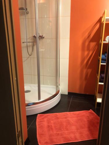 Koupelna v ubytování Moonlight apartment