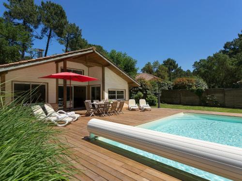 The swimming pool at or close to Villa with large garden near Etang de Laprade