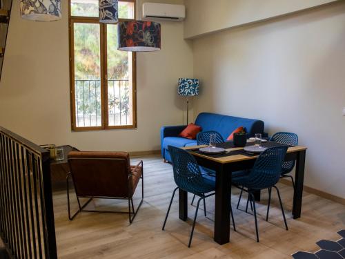 Χώρος καθιστικού στο Loft d'Albenas - Clim et Bain