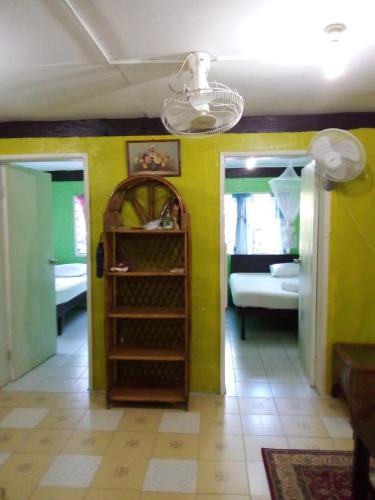 Postel nebo postele na pokoji v ubytování Island Home
