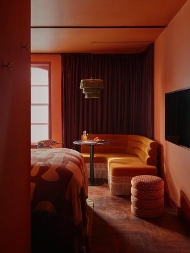 Cama o camas de una habitación en Ember Locke Kensington