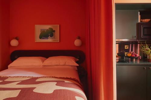 Cama o camas de una habitación en Ember Locke Kensington