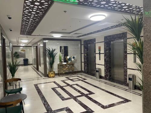 Hall ou réception de l'établissement ديار المشاعر للشقق المخدومة Diyar Al Mashaer For Serviced Apartments