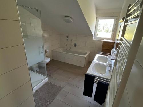 Koupelna v ubytování Loft Kammleitn