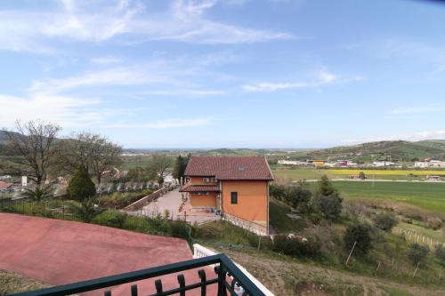 a view from the balcony of a house at Villa Giulia - Cilento - Giungano in Giungano
