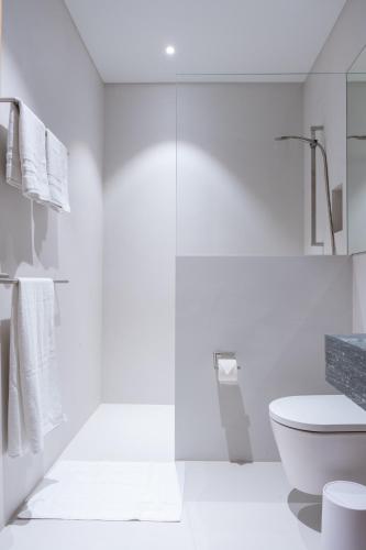 Ένα μπάνιο στο Casa Flurina