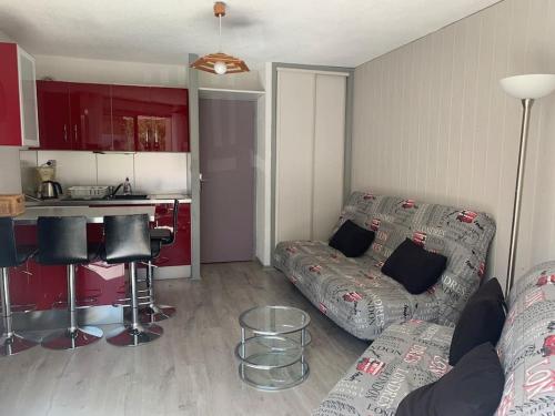 Kuchyň nebo kuchyňský kout v ubytování Appartement Centre station - Les Deux Alpes