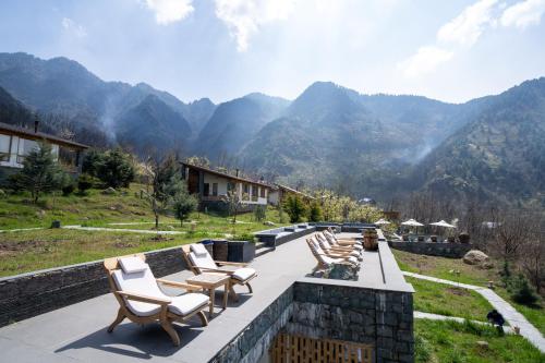 Paisaje cerca de este resort