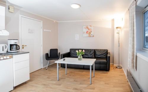 Virtuvė arba virtuvėlė apgyvendinimo įstaigoje Lillehammer Camping