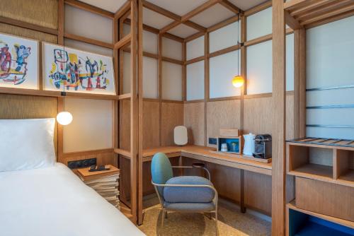 Katil atau katil-katil dalam bilik di Canopy by Hilton Cannes