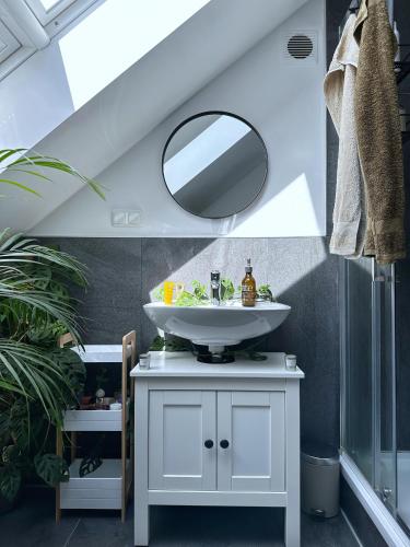 Koupelna v ubytování SKYLINE Penthouse Apartment - Luxus & Zentral