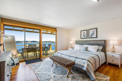 Puget Sound Sanctuary Partial Homeにあるベッド