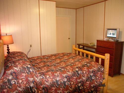 Кровать или кровати в номере Mountain View Lodge - No Pets allowed