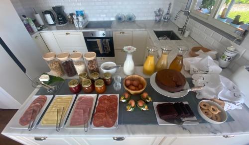 Dapur atau dapur kecil di Quinta dos Bravos