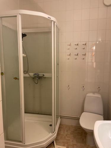 Koupelna v ubytování Poppeli Guest House