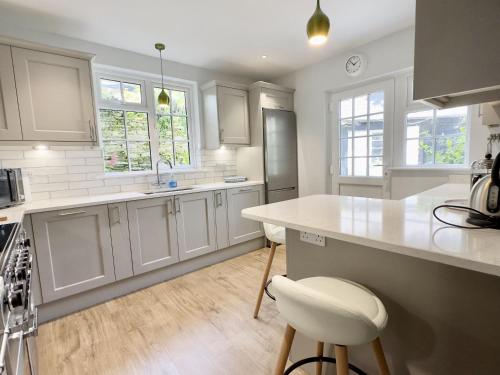 Köök või kööginurk majutusasutuses Coswarth Cottage