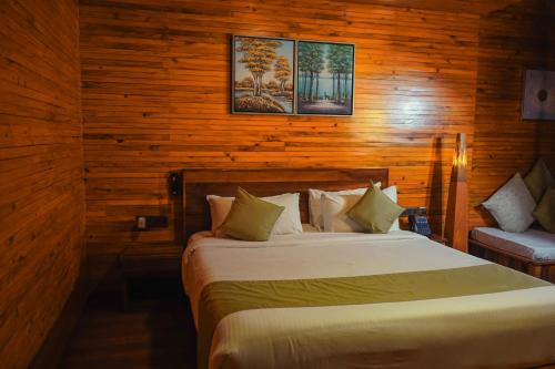 Cama o camas de una habitación en De Foret