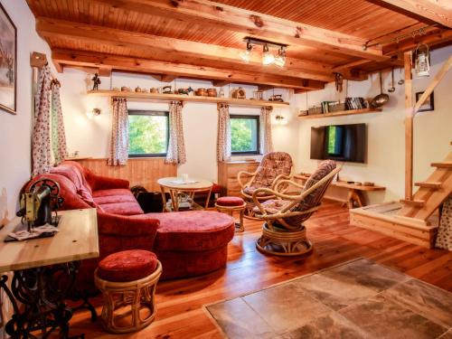 Posezení v ubytování Holiday Home Dolní Jílovice by Interhome