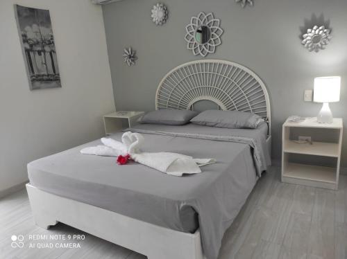 Postel nebo postele na pokoji v ubytování Villa Preciosa