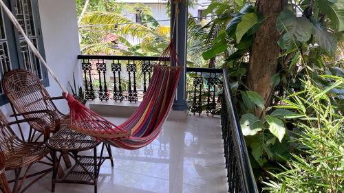 Un balcón o terraza en Aryavilla Heritage