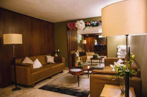 Χώρος καθιστικού στο Hotel Posada del Virrey