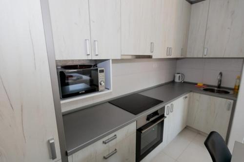 Apartman Skverにあるキッチンまたは簡易キッチン