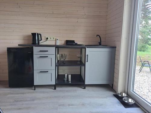 Ett kök eller pentry på Melamar