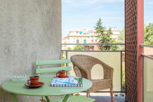 Balkoni atau teres di Fabula Rooms 3 Suites with private bathroom