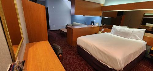 Ένα ή περισσότερα κρεβάτια σε δωμάτιο στο Econo Lodge Inn & Suites Mesquite - Dallas East