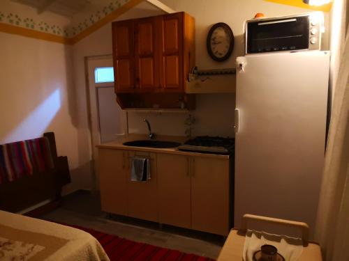 Virtuvė arba virtuvėlė apgyvendinimo įstaigoje Dalaman Karia Thermal Spa Homes