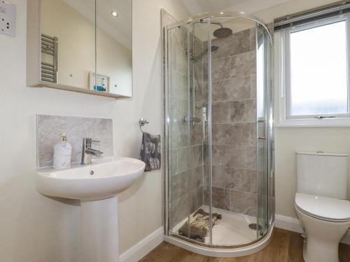 Koupelna v ubytování Mordros Lodge