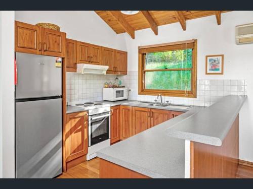 Kuchyň nebo kuchyňský kout v ubytování Grandview Lodge