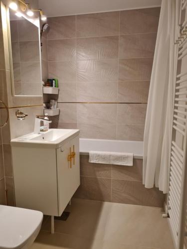 Koupelna v ubytování Apartament David Deva - 2 dormitoare & 1 living